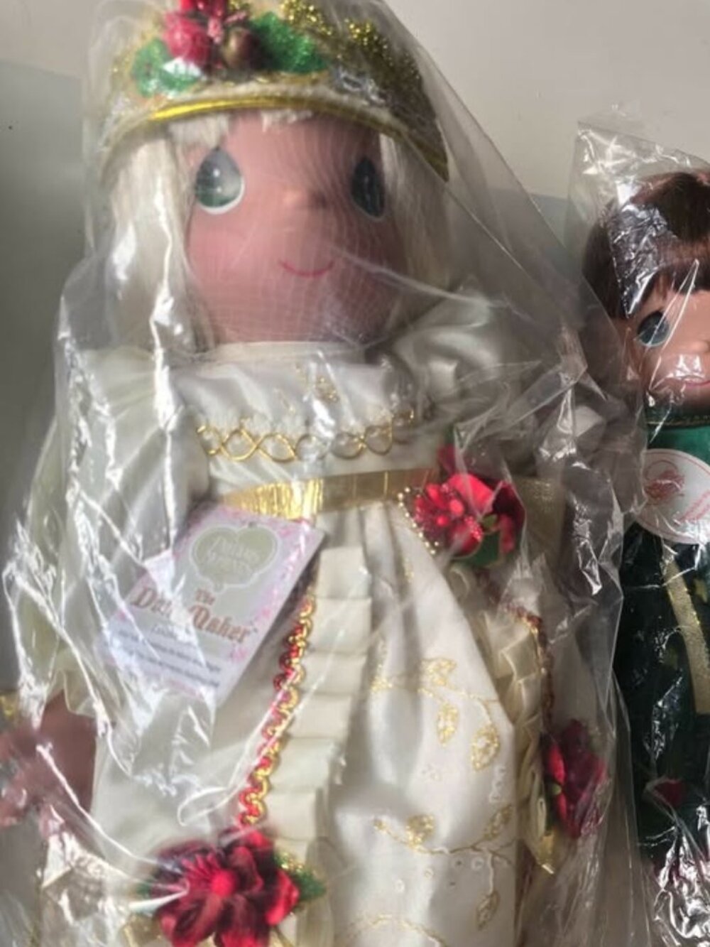 Precious Moments Linda Rick The Doll Maker Christmas Dolls